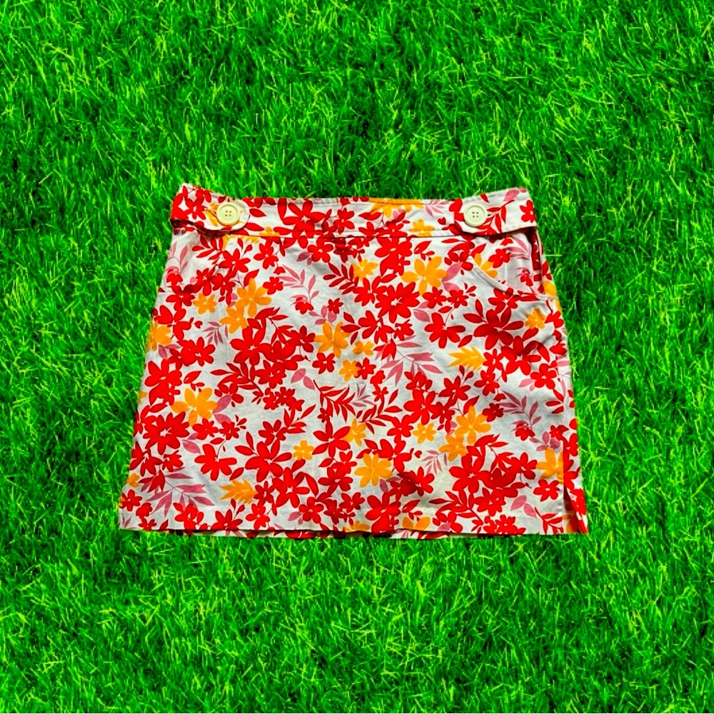 vtg y2k Fashion Bug floral print mini skort
